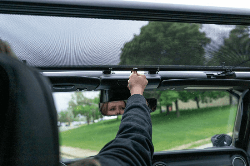 Bestop — Bestop 18-26 Jeep Wrangler JL 20-26 Jeep Gladiator Sunscreen (For Sunrider For Hardtop)
Retractable Sunshade - view 4