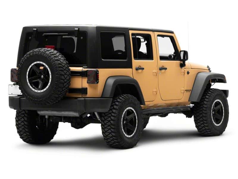 Raxiom — Raxiom 07-18 Jeep Wrangler JK Axial Series Trident LED Tail Lights- Blk Housing (Clear Lens)
Lights - view 3