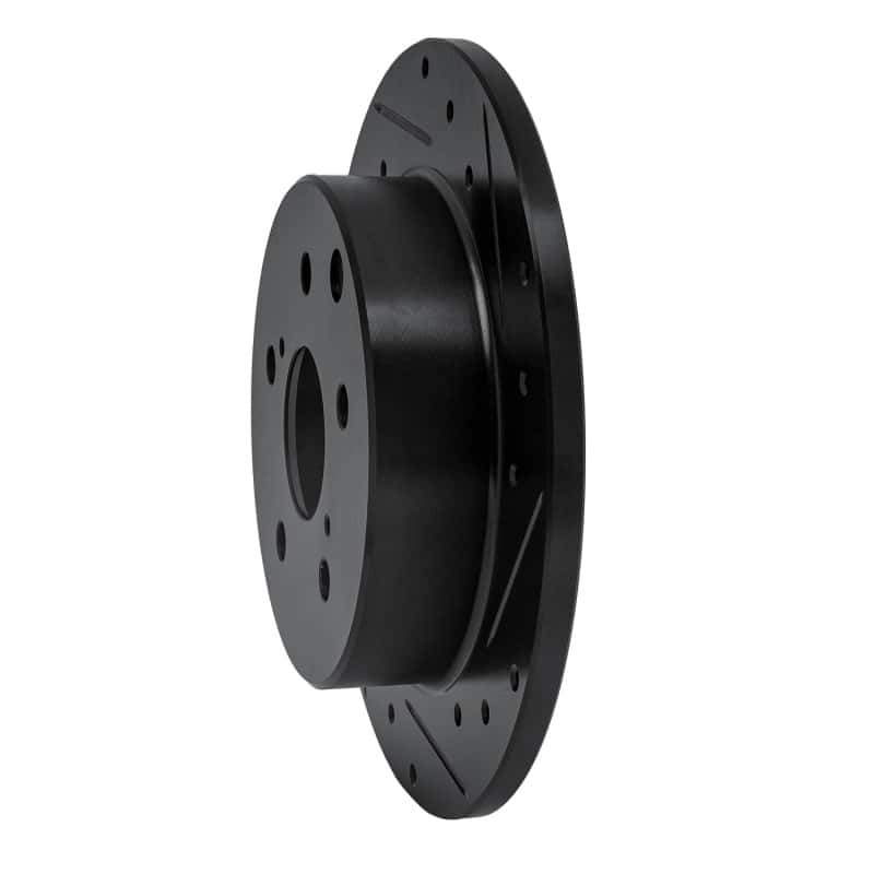 R1 Concepts — R1 06-18 Lexus HS250H Rear Right Drilled & Slotted Black Brake Rotor
R1 Brake Rotor Drill - view 2