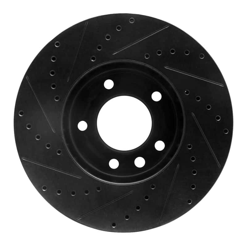 R1 Concepts — R1 08-18 Mercedes-Benz G500 (USA/Canada) Front Right Drilled & Slotted Black Brake Rotor
R1 Brake Rotor Drill - view 5
