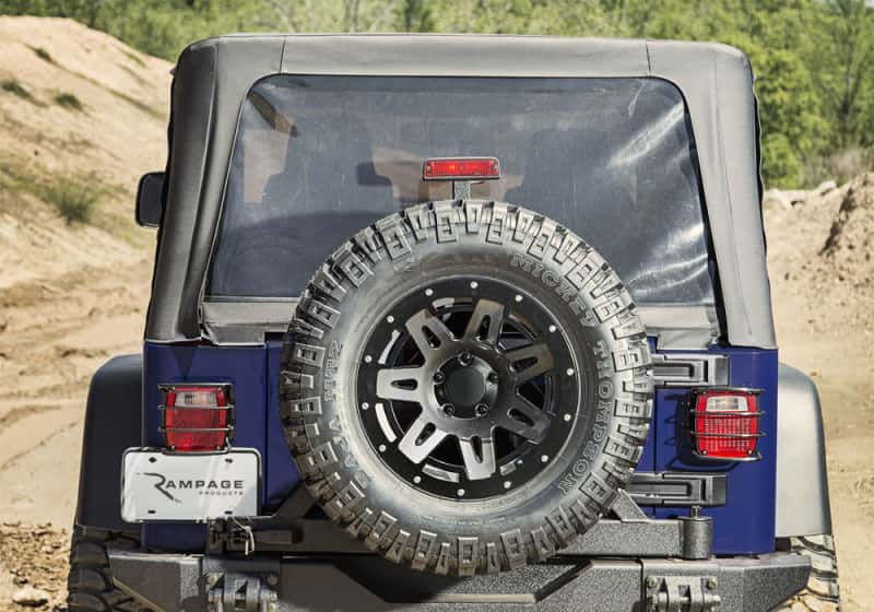 Rampage — Rampage 04-06 Jeep Wrangler(TJ) Unlimited OEM Replacement Soft Upper Doors - Black Denim
Fctry Rplcmnt Sft Tp
Top-Soft - view 2