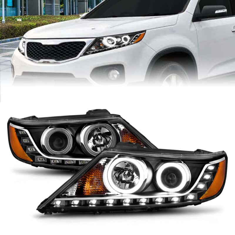ANZO — ANZO 2011-2013 Kia Sorento Projector Headlights w/ Halo Black (CCFL)
Head Light Set
HdLtSet - view 8