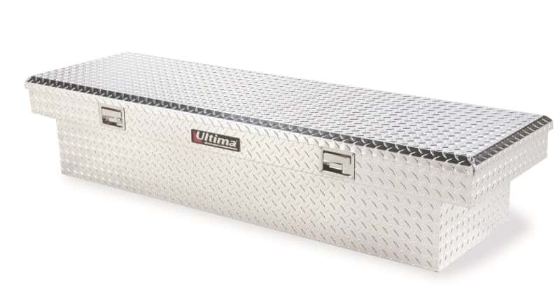 LUND — Lund 82-05 Chevy S10 (Long Bed) Ultima Single Lid Crossover Tool Box - Brite - view 1