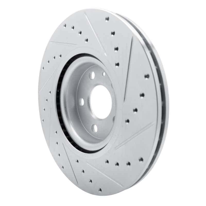 R1 Concepts — R1 17-25 Volvo V90 Front Left Drilled & Slotted Silver Brake Rotor
R1 Brake Rotor Drill - view 4