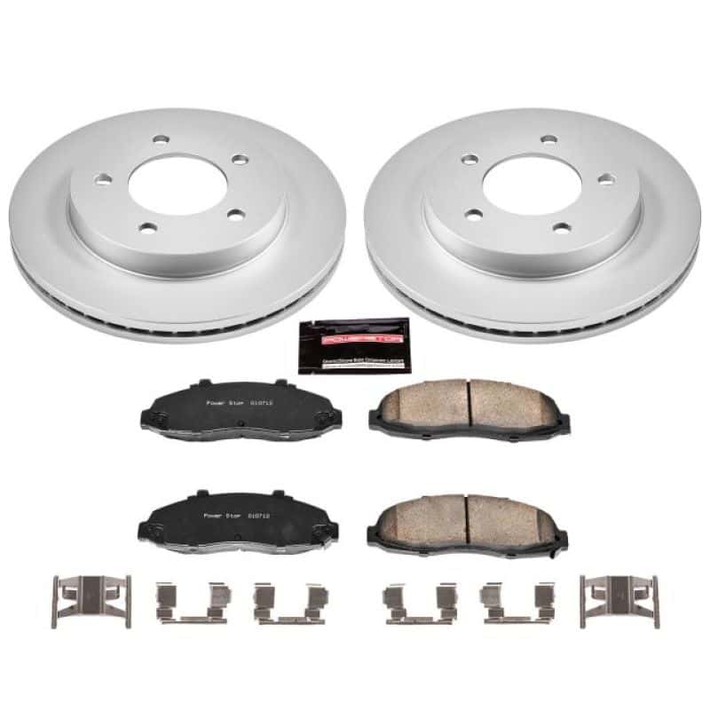 PowerStop — Power Stop 97-03 Ford F-150 Front Z17 Evolution Geomet Coated Brake Kit - view 1