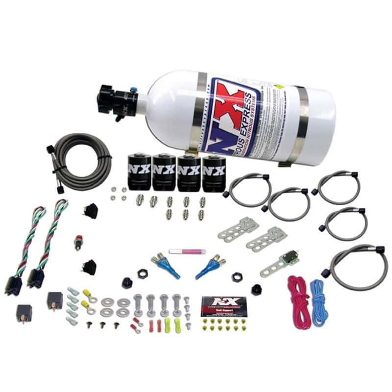Nitrous Express — Nitrous Express GM EFI Dual Stage Nitrous Kit (50-150HP x 2) w/10lb Bottle
Injection System Kit
N2OSys - view 2