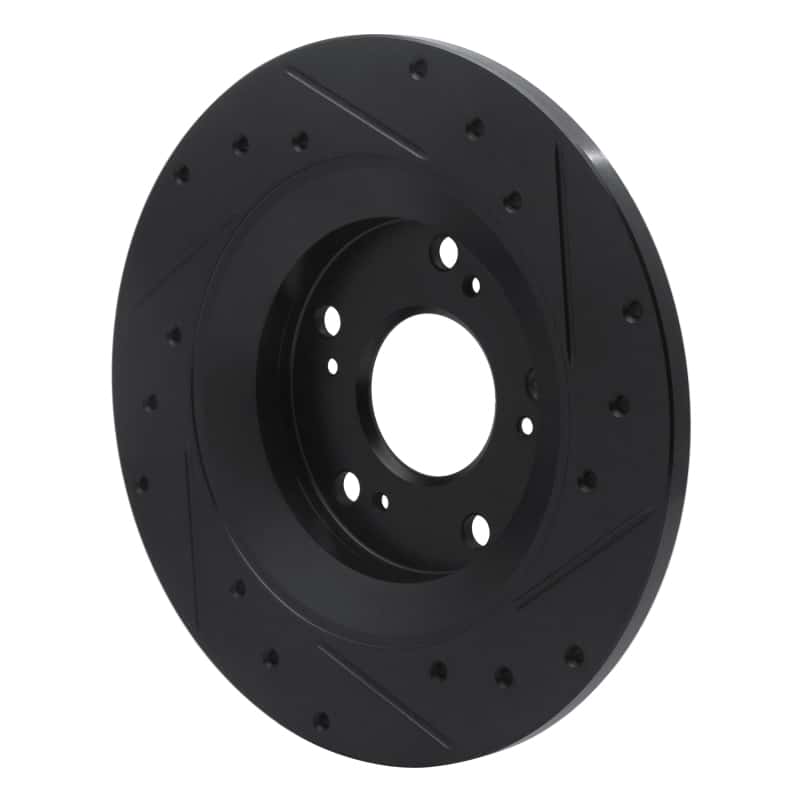 R1 Concepts — R1 00-09 Honda S2000 Rear Left Drilled & Slotted Black Brake Rotor
R1 Brake Rotor Drill - view 4