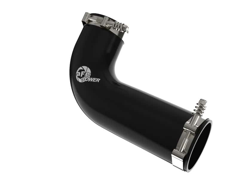 aFe — aFe 08-10 Ford Trucks V8-6.4L (td) BladeRunner 3 IN Aluminum Hot Charge Pipe - Black
Hot Charge Pipe - view 5