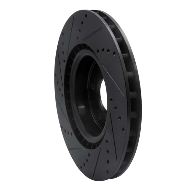 R1 Concepts — R1 10-16 Hyundai Genesis Coupe Front Right Drilled & Slotted Black Brake Rotor
R1 Brake Rotor Drill - view 4