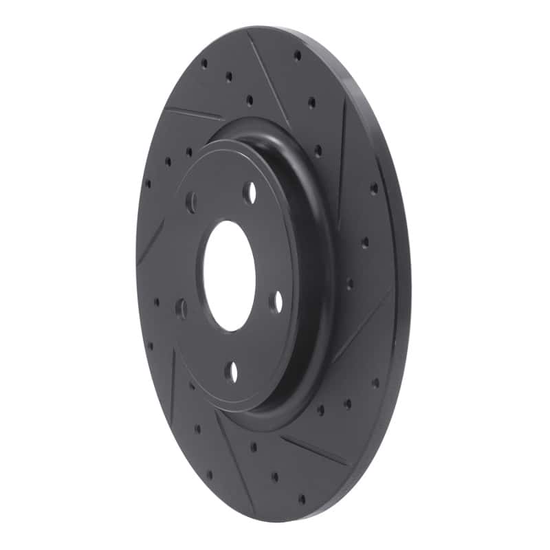 R1 Concepts — R1 12-20 Chrysler Town & Country Rear Right Drilled & Slotted Black Brake Rotor
R1 Brake Rotor Drill - view 2