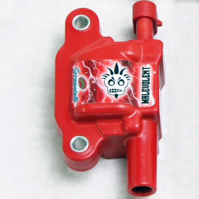 Granatelli Motor Sports — Granatelli 05-17 GM LS1/LS2/LS3/LS4/LS5/LS6/LS7/LS9/LSA Malevolent Coil Packs - Red (Single)
Ignition Coil - view 1
