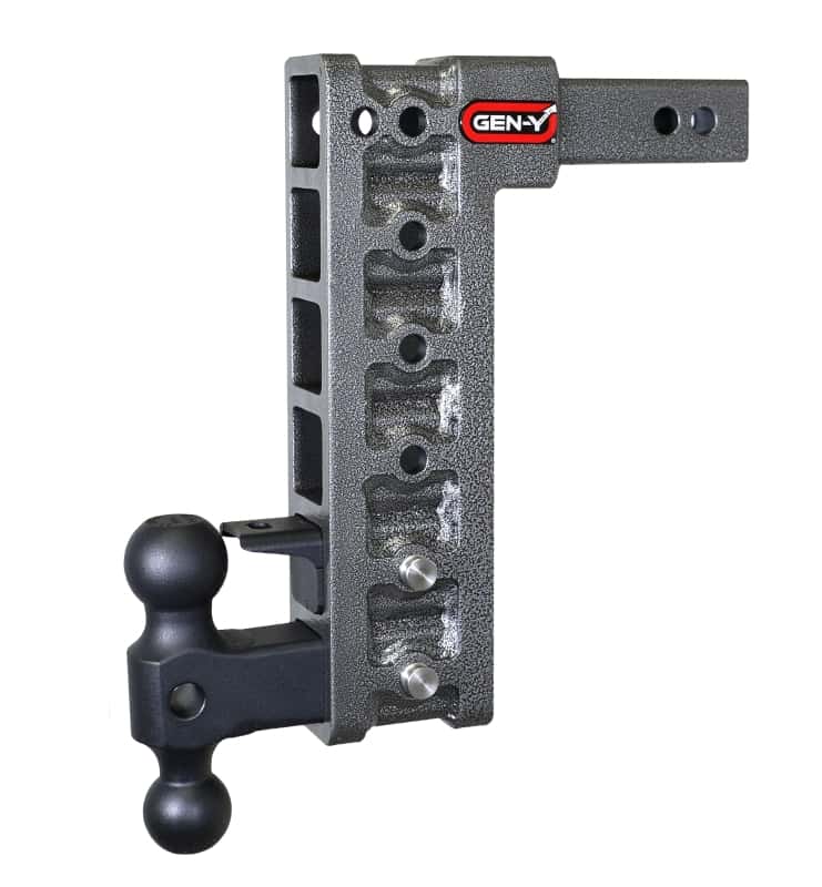GEN-Y Hitch — Gen-Y Mega Duty 2in Shank 12.5in Drop 10K Hitch w/GH-031 Dual-Ball/GH-032 Pintle Lock
Drop Hitch - view 3