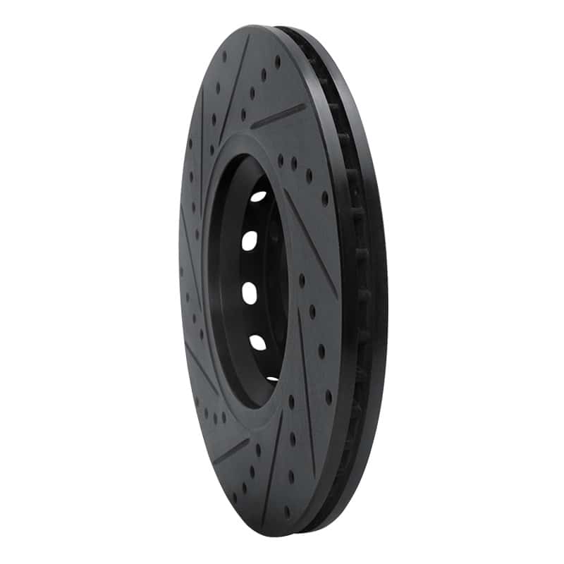 R1 Concepts — R1 97-06 Audi A4 Quattro Front Right Drilled & Slotted Black Brake Rotor
R1 Brake Rotor Drill - view 4