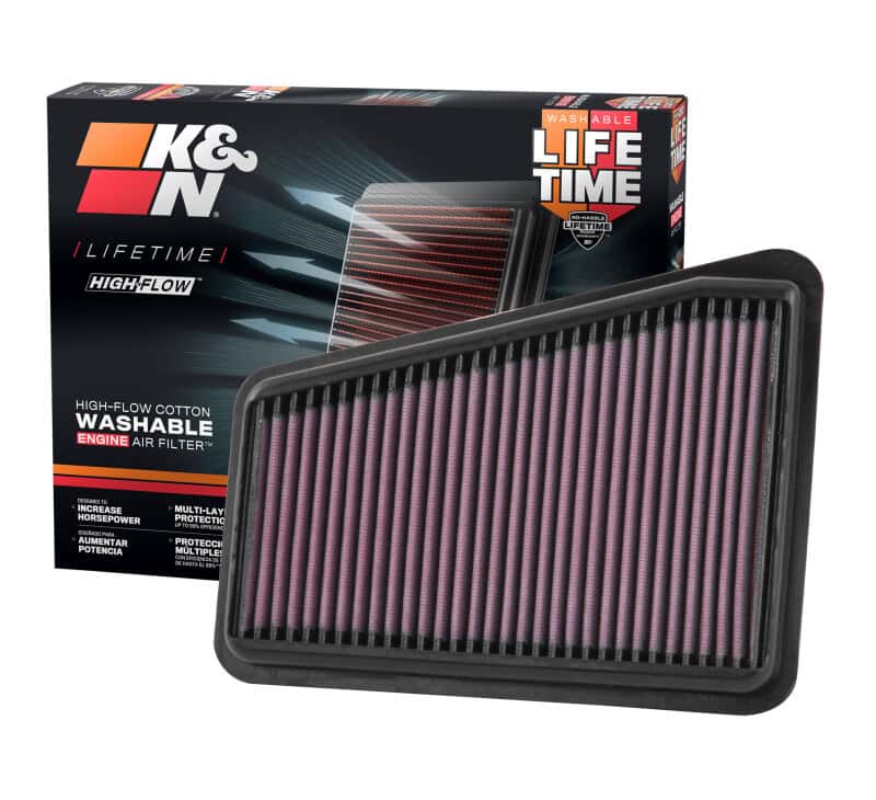 K&N Engineering — K&N 2018 Kia Stinger GT V6-3.3L Left Side Drop In Air Filter
Replacement Air Filt
Air Filter - view 8