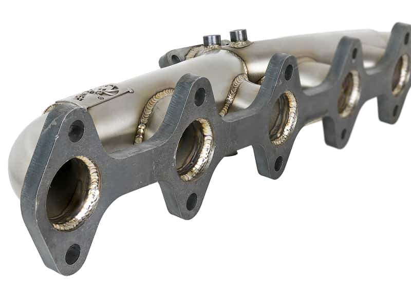 aFe — aFe Twisted Steel Header Turbo Manifold (T3) 98.5-02 Dodge Diesel Trucks L6 5.9L (td)
Exhaust Manifold - view 6