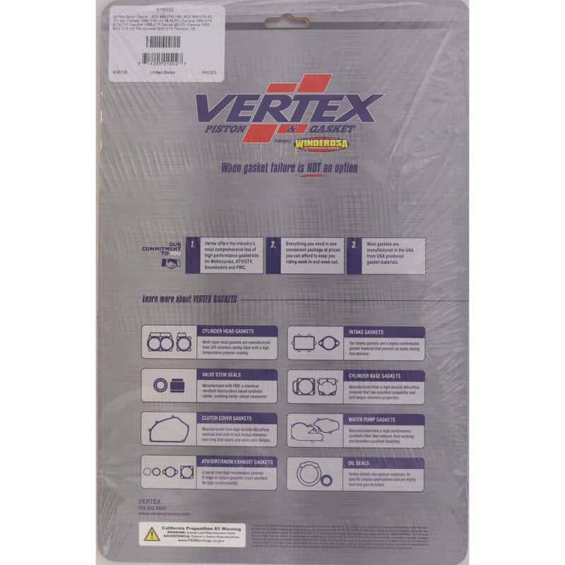 Vertex Pistons — Vertex Gaskets 2016 Polaris ACE 900 EFI EPS Ignition Cover Gasket Kit - view 3