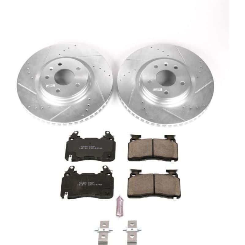 PowerStop — Power Stop 14-19 Chevrolet Corvette Front Z23 Evolution Sport Brake Kit - view 1