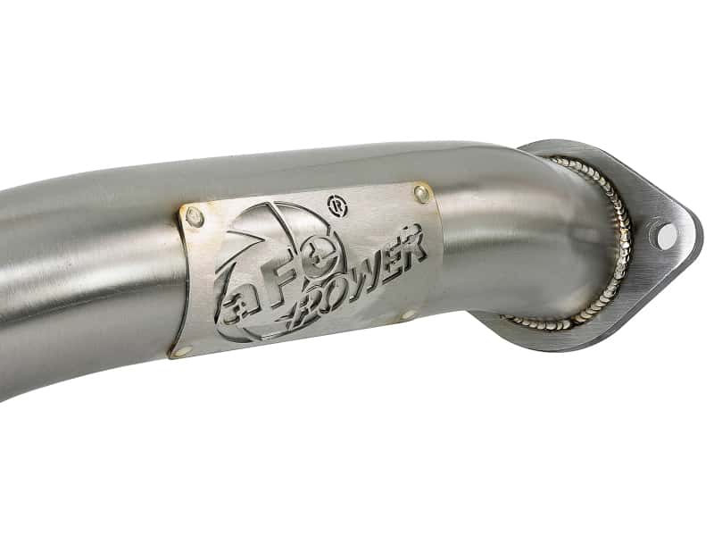 aFe — aFe Takeda 2.5in 304 SS Axle-Back Exhaust w/ Black Tips 16-18 Infiniti Q50 V6-3.0L (tt)
Axle-Back Exhaust - view 5