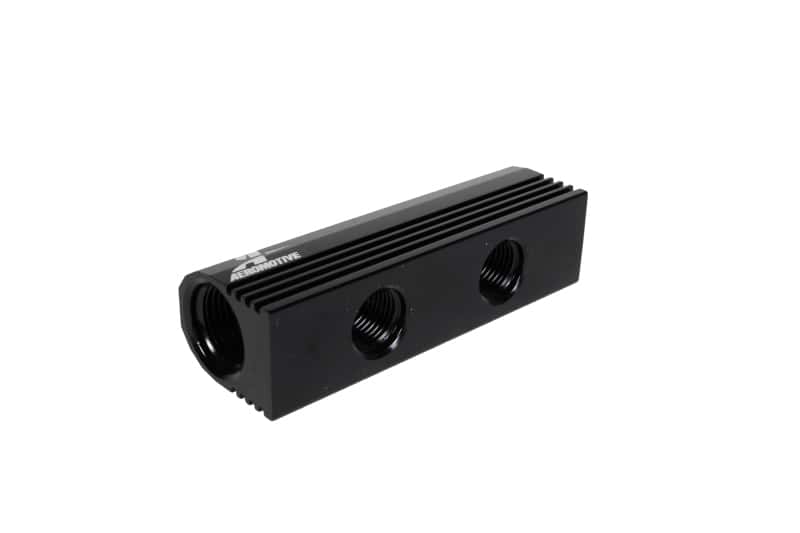 Aeromotive — Aeromotive Fuel Distribution Log (4-Ports) (2) 8 AN/(2) 6 AN
Fuel Rail/Log - view 5