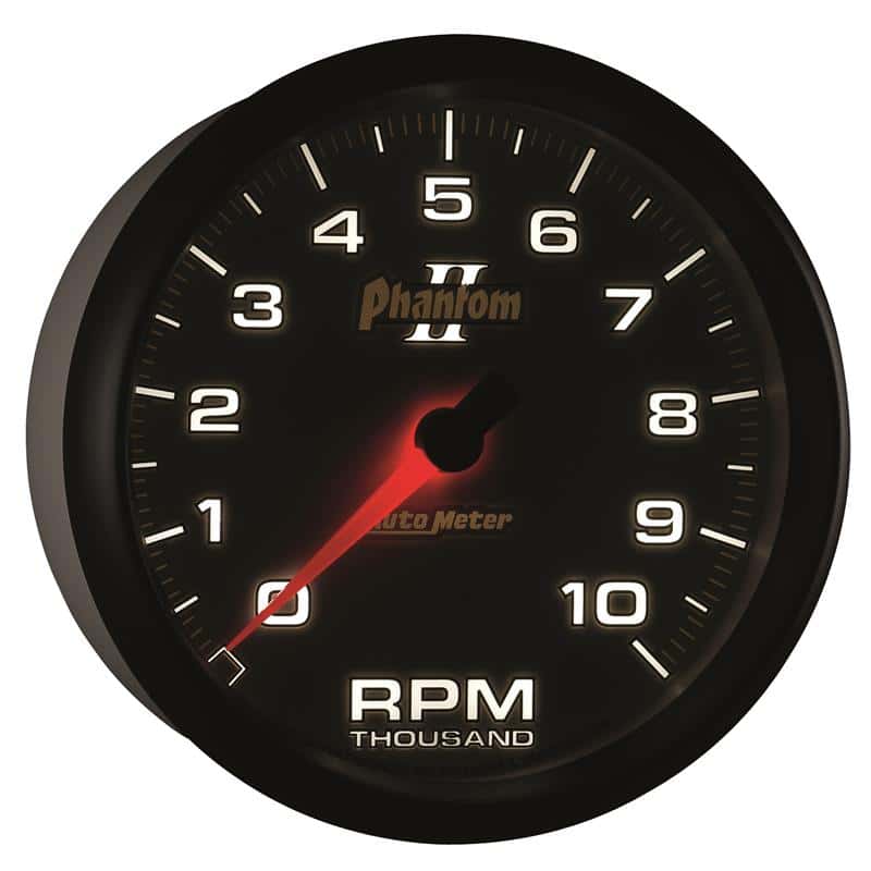 AutoMeter — Autometer Phantom II 5in Electrical 10K RPM In-Dash Tachometer
5" TACH, 10,000 RPM, - view 7