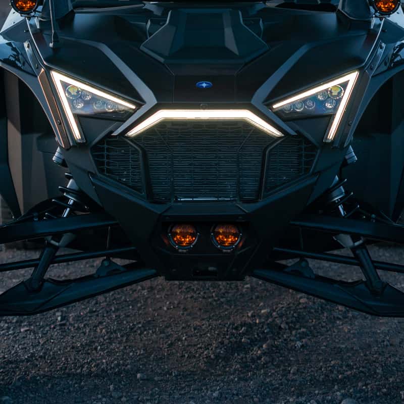 Rigid Industries — Rigid Industries 2017+ Polaris Pro R/Turbo R Revolve Amber PRO Grille Light Kit
RZR AMB GRILL KIT - view 5