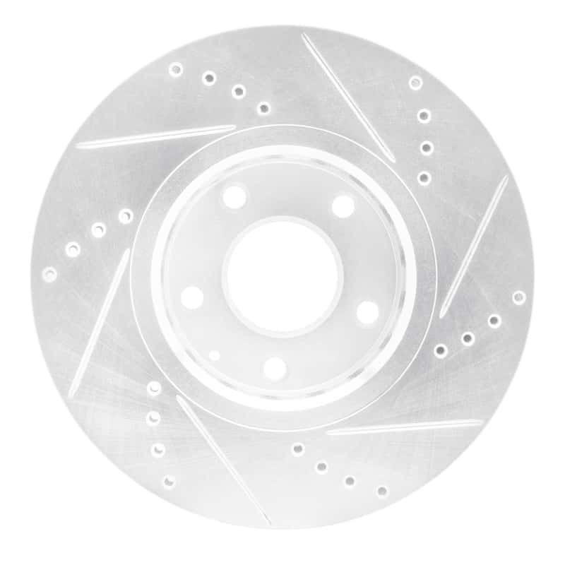 R1 Concepts — R1 16-25 Mazda CX-5 Front Left Drilled & Slotted Silver Brake Rotor
R1 Brake Rotor Drill - view 5