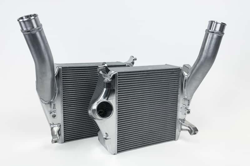 CSF — CSF 2020+ Audi SQ7 / SQ8 High Performance Intercooler System - Raw Aluminum
CSF Intercooler - view 1
