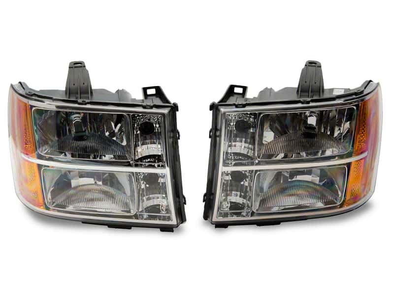 Raxiom — Raxiom 07-14 GMC Sierra 1500/2500 HD/3500 HD Axial OEM Rep Headlights- Chrome Housing (Clear Lens)
Headlights - view 1