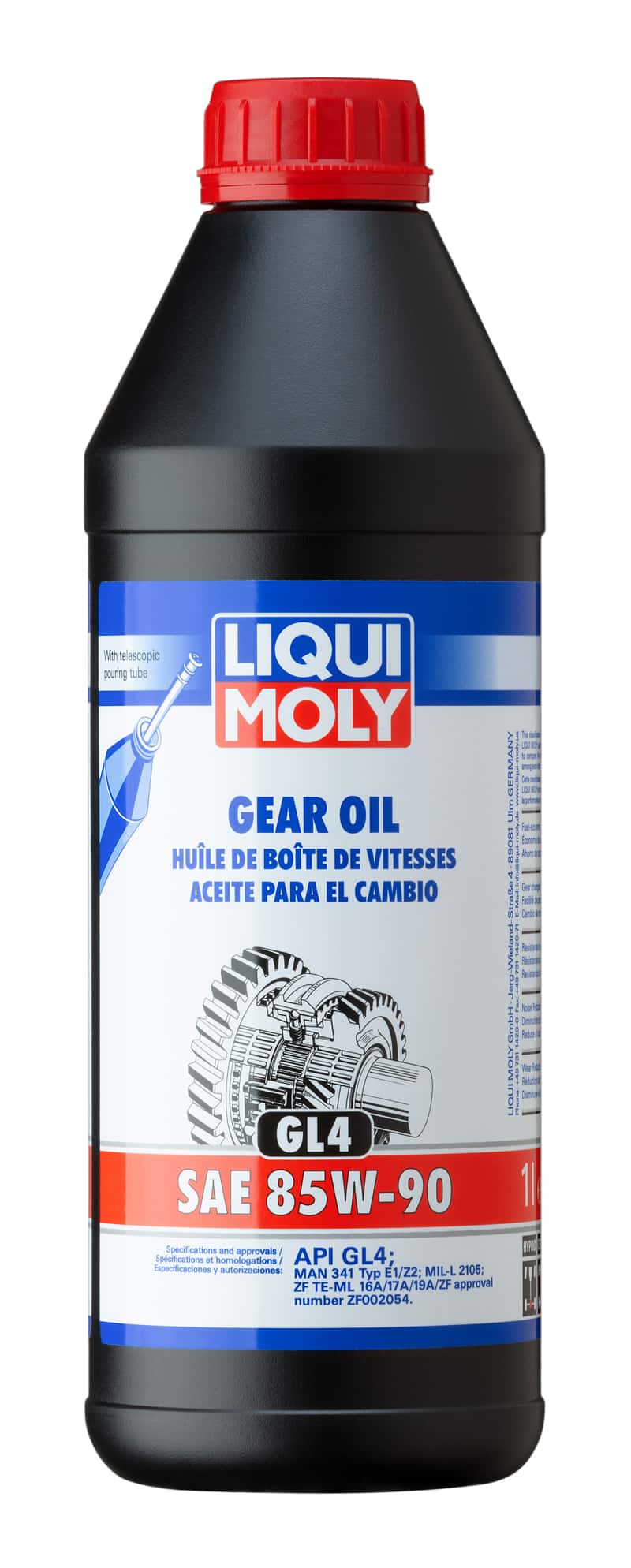 LIQUI MOLY — LIQUI MOLY 1L Gear Oil (GL4) SAE 85W90 - view 1