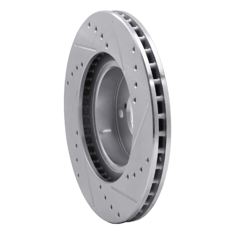 R1 Concepts — R1 90-16 Saab 9-2X Front Left Drilled & Slotted Silver Brake Rotor
R1 Brake Rotor Drill - view 4