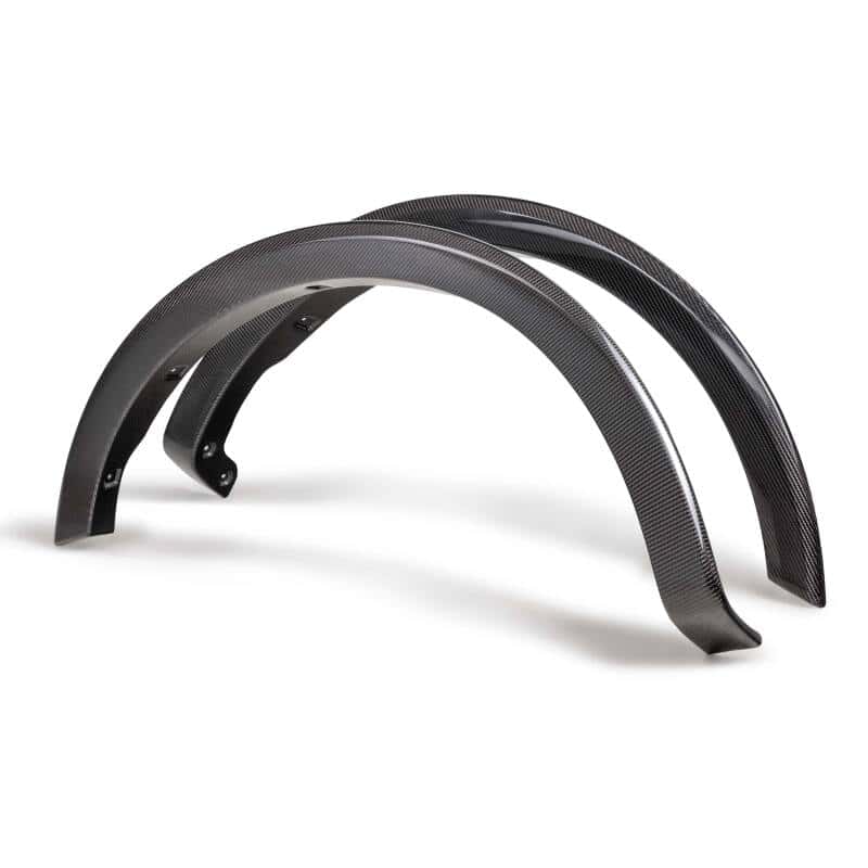 Anderson Composites — Anderson Composites 21-24 Ford F-150 (Non-Raptor) Type-AO Carbon Fiber Front Fender Flares - view 2