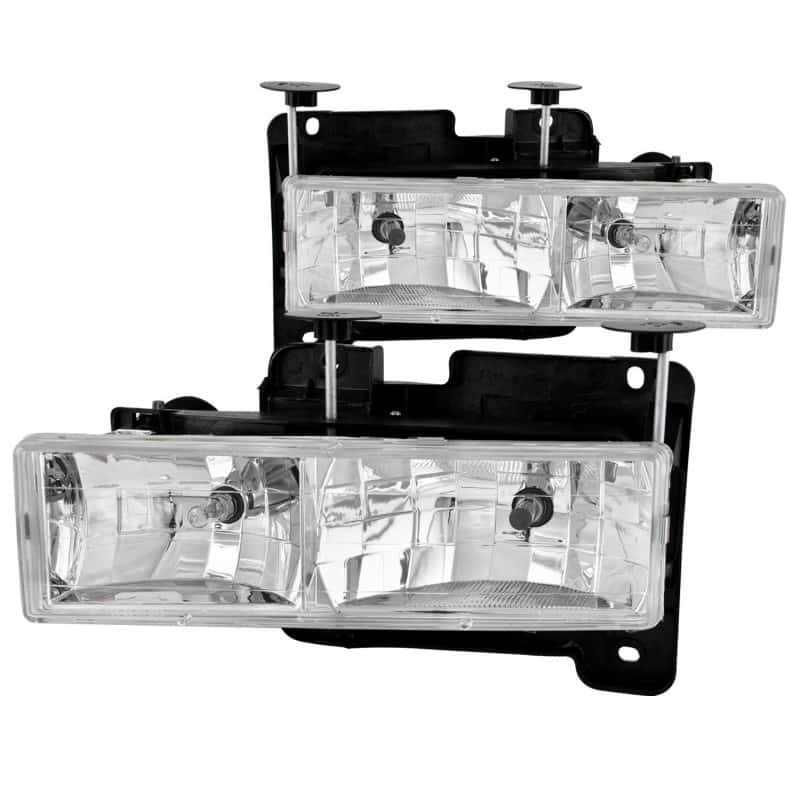 ANZO — ANZO 1988-1998 Chevrolet C1500 Crystal Headlights Chrome
Head Light Set
HdLtSet - view 1