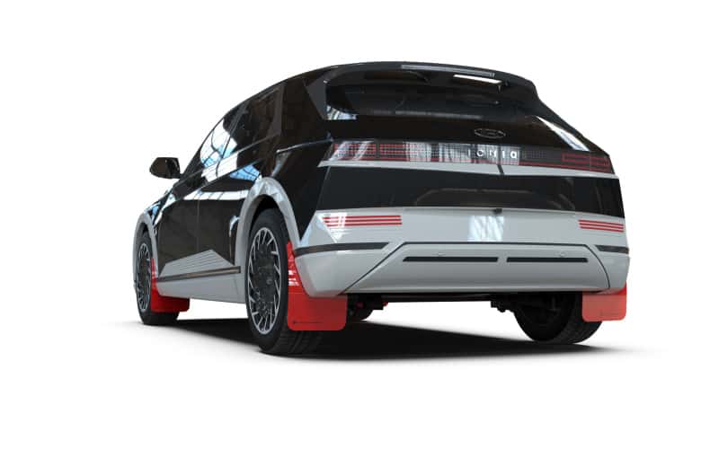Rally Armor — Rally Armor 22-24 Hyundai Ioniq 5 Red Mud Flap w/Black Logo
Mud Flap - view 2