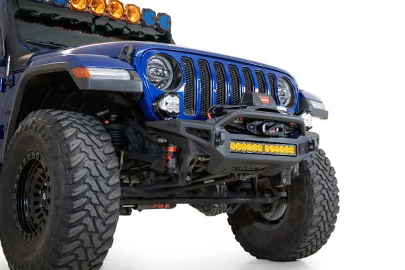Addictive Desert Designs — Addictive Desert Designs 18-23 Jeep JL/JT Rock Fighter Front Bumper
Bumper- Front - view 2