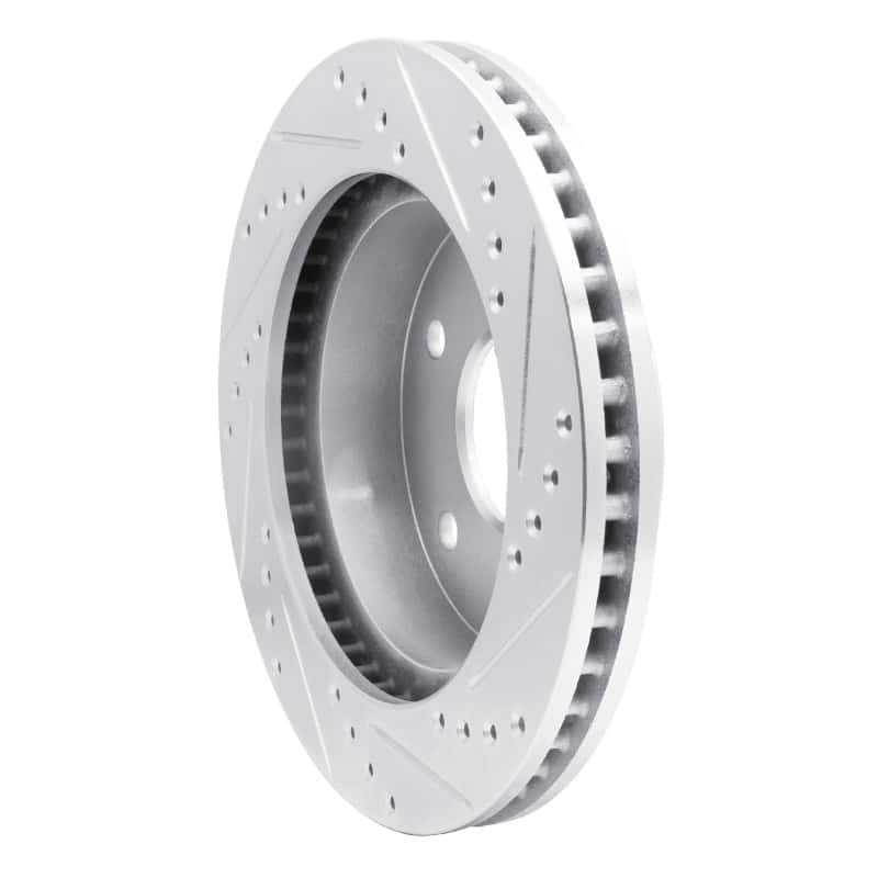 R1 Concepts — R1 00-02 Dodge Ram 1500 Pickup Front Left Drilled & Slotted Silver Brake Rotor
R1 Brake Rotor Drill - view 4