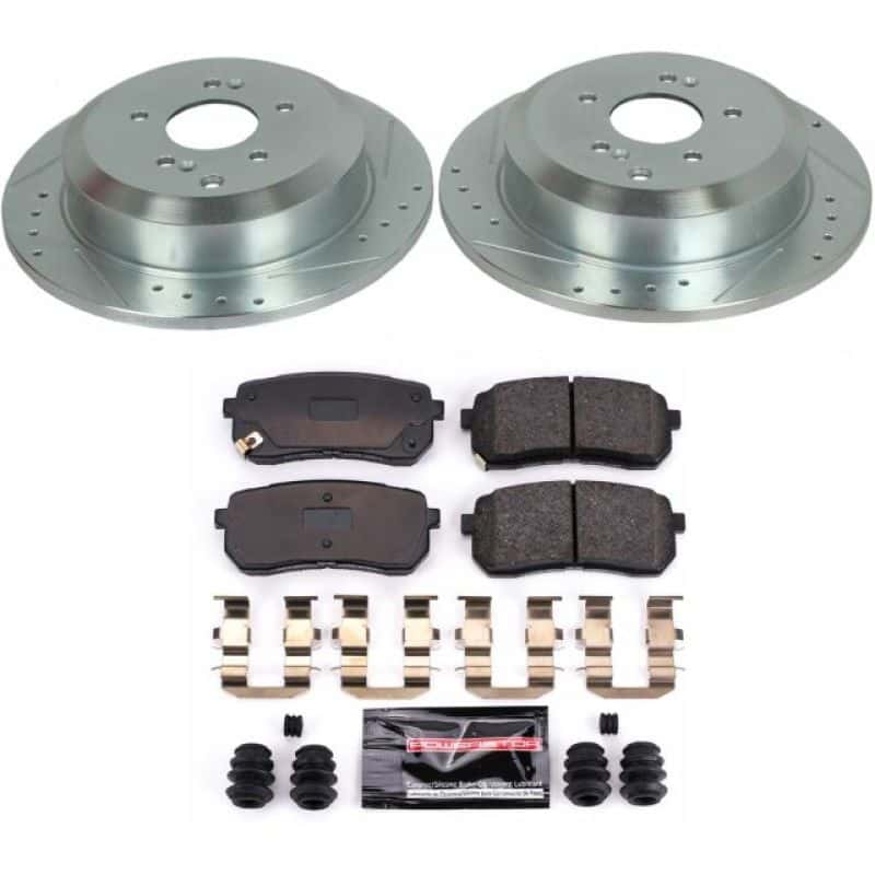 PowerStop — Power Stop 07-12 Hyundai Veracruz Rear Z23 Evolution Sport Brake Kit - view 1