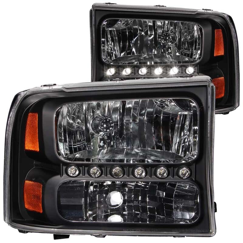 ANZO — ANZO 2000-2004 Ford Excursion Crystal Headlights Black w/ LED 1pc
Head Light Set
HdLtSet - view 2