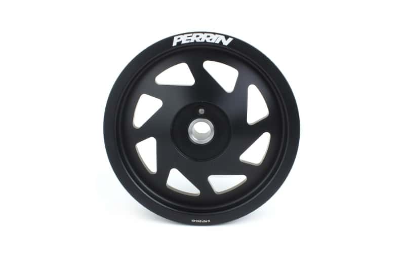 Perrin Performance — PERRIN 19-21 Subaru WRX / 16-18 Forester / 15-19 Legacy Lightweight Crank Pulley - Black - view 1