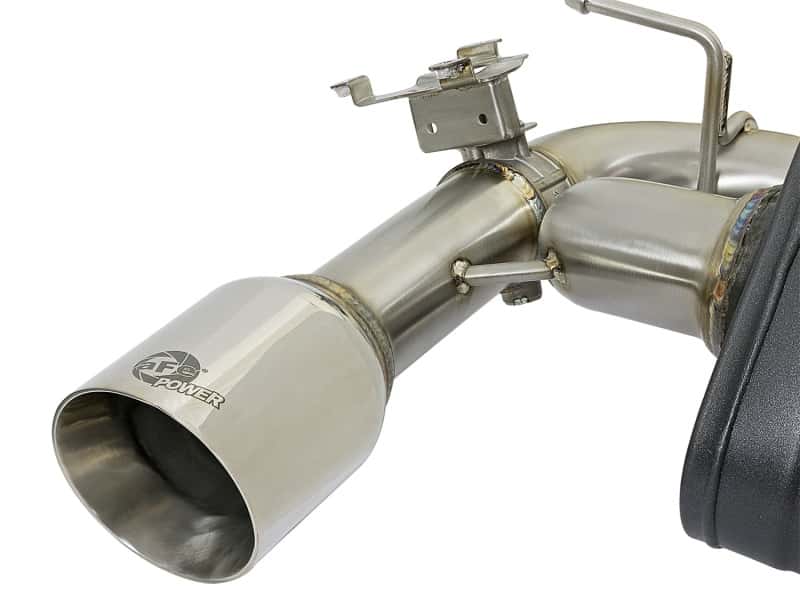 aFe — aFe MACH Force-Xp 3in 304 SS Cat-Back Exhaust w/Polished Tips 12-15 BMW 335i (F30) L6 3.0L (t) N55
Cat-Back Exhaust - view 2