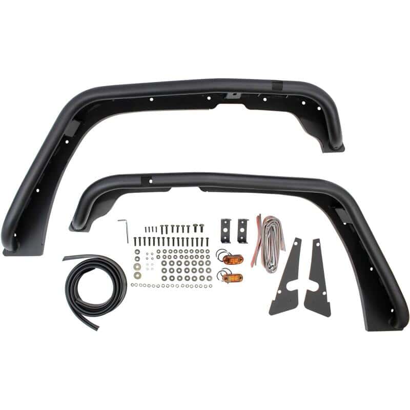 Westin — Westin/Snyper 07-17 Jeep Wrangler Tube Fenders - Front - Textured Black
Fender - view 12