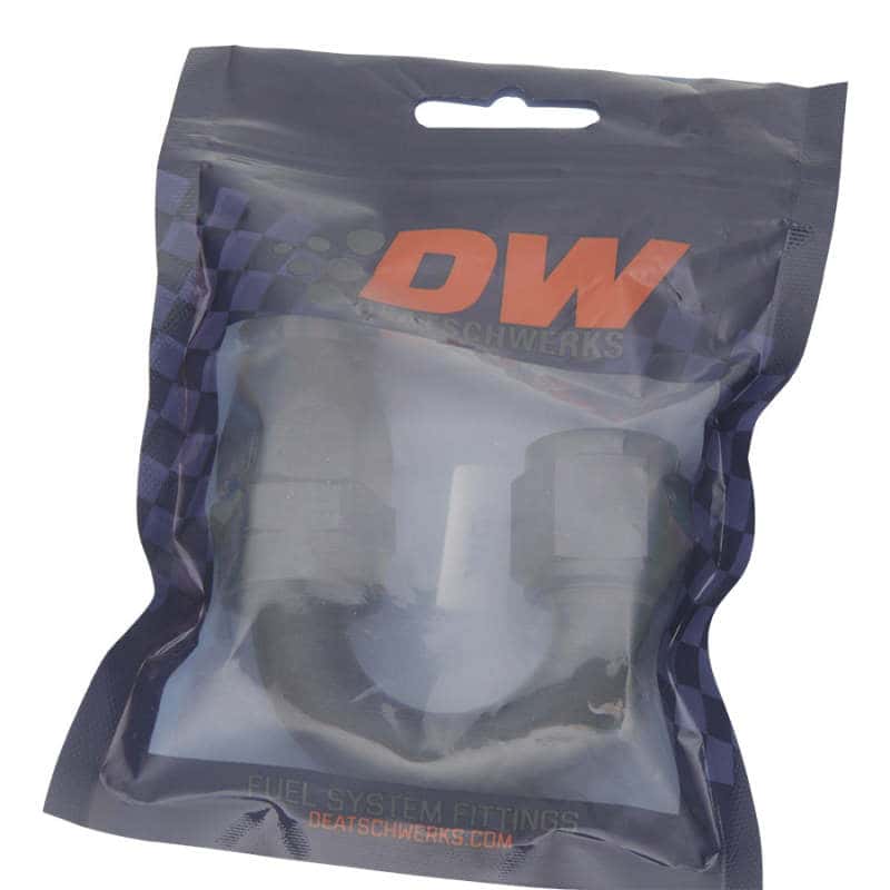 DeatschWerks — DeatschWerks 10AN Female Flare Swivel 180-Degree Hose End CPE - Anodized Matte Black
Lines & Fittings - view 2