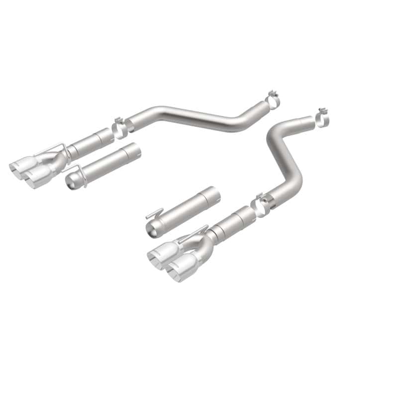 Magnaflow — MagnaFlow Axle-Back, SS, 3in, Quad Split Rear 3.5 Tips 2015 Dodge Challenger incl SRT Hellcat
Axle-Back - view 3