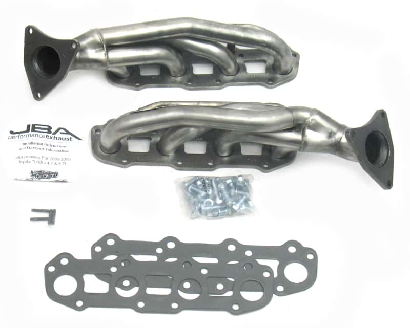 JBA — JBA 07-09 Toyota 4.7L V8 1-1/2in Primary Raw 409SS Cat4Ward Header
Exhaust Header - view 1