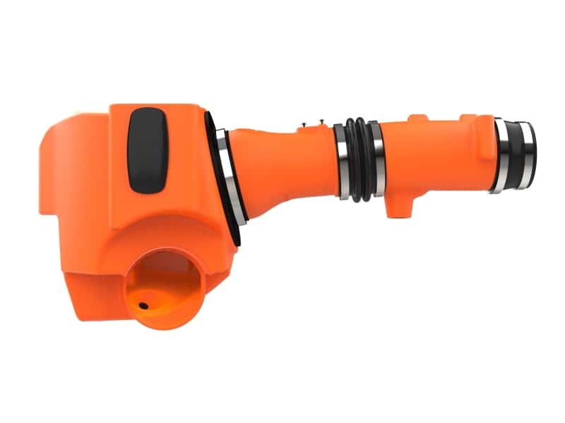 aFe — aFe 2025 RAM 1500 L6-3.0L (tt) Momentum GT Orange Edition Air Intake w/ Blk Pro 5R Filter (MOQ 12)
Momentum GT Intake - view 4