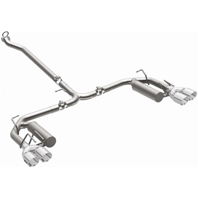 Magnaflow — MagnaFlow 18-19 Toyota Camry XSE 2.5L (FWD) Street Series Cat-Back Exhaust w/4in Polished Quad Tips
Cat-Back - view 3