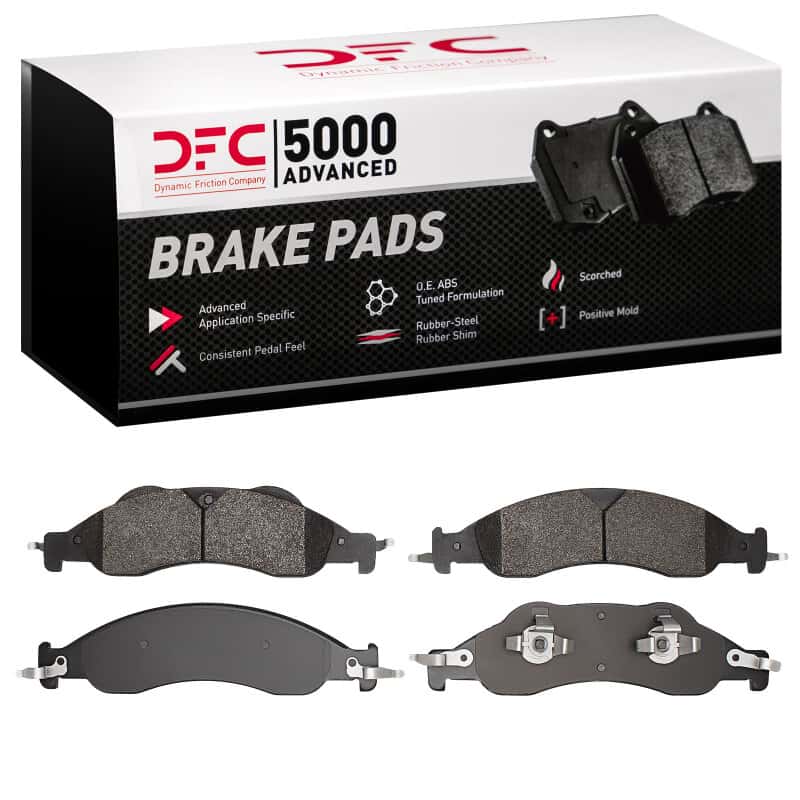 DFC — DFC 07-09 Ford Expedition Front 5000 Advanced Semi Metallic Brake Pads
DFC Brake Pad Set - view 4