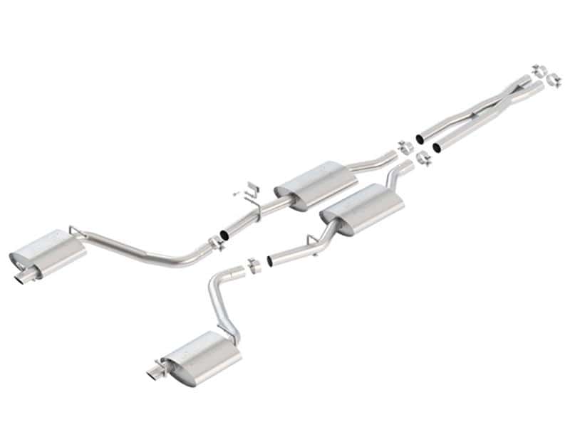 Borla — Borla 15-16 Dodge Charger 3.6L V6 ATAK Cat Back Exhaust (Uses Factory Valence)
Cat-Back System - view 1