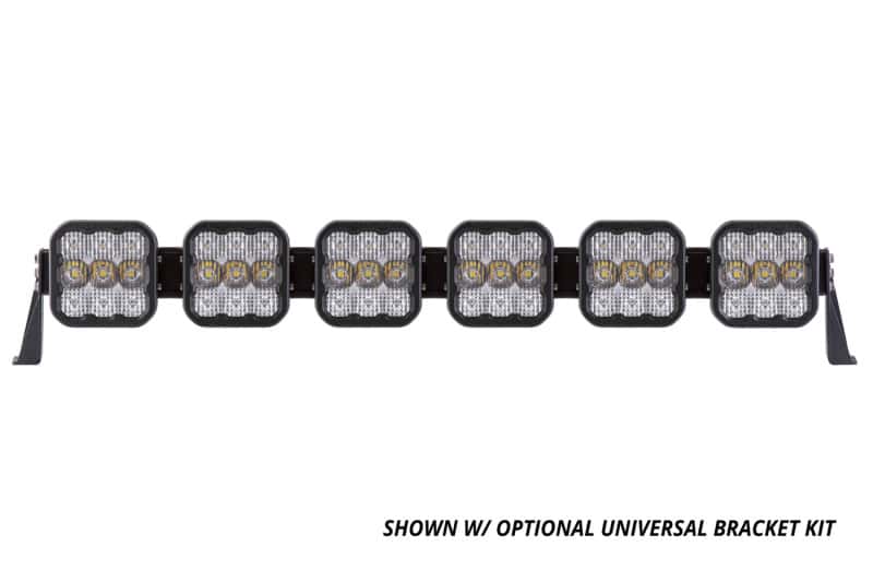 Diode Dynamics — Diode Dynamics SS5 Pro Universal CrossLink 6-Pod Lightbar - White Combo - view 2
