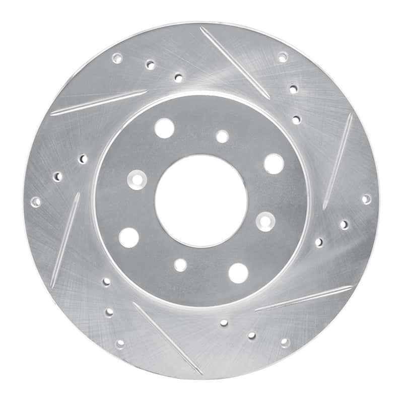 R1 Concepts — R1 92-96 Honda Prelude Front Right Drilled & Slotted Silver Brake Rotor
R1 Brake Rotor Drill - view 1