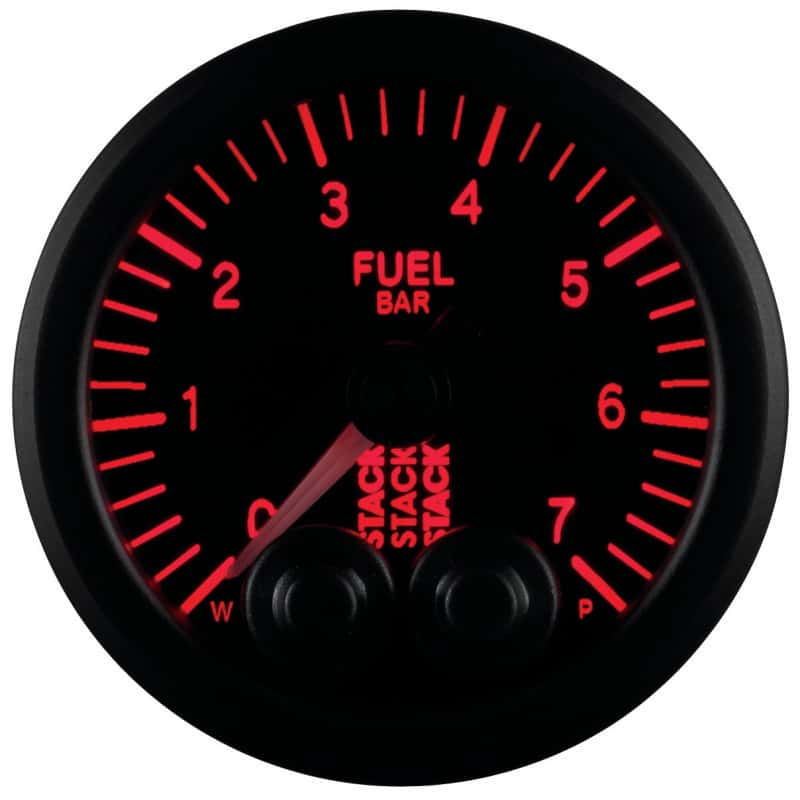AutoMeter — Autometer Stack 52mm 0-7 Bar M10 Male Pro-Control Fuel Pressure Gauge - Black
Ga FuelP PC Blk 7Bar - view 9